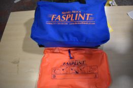 *Blue Canvas Holdall Containing Fast Splints
