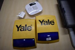 *Two Yale Outside Alarm Boxes, and a Yale Smart Living Control Unit