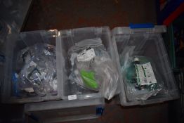 *Shelf of Resuscitator Chamber Masks, etc.