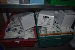 *Quantity of Dressings and Sterile Swabs