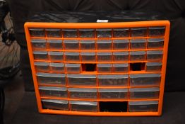 *Plastic Compartmentalised Storage Drawers