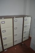 *Four Drawer Foolscap Filing Cabinet (coffee & cream)