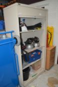*Contents of Cabinet to Include Two Fobbing Units, Hand Tools, Buckets, etc.