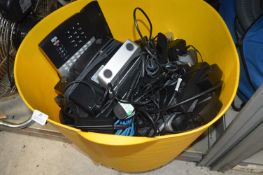 *Plastic Tub Containing Samsung DS5014S Telephones