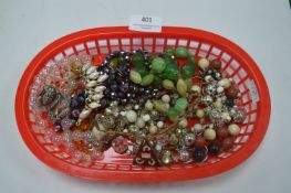 Vintage Costume Jewellery Necklaces, etc.