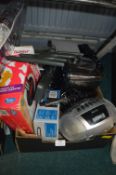 Assorted Electrical Items Including Toasters, Radios, etc.