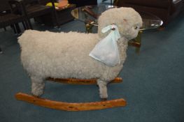Child's Rocking Sheep