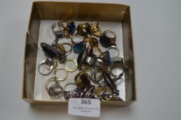 Assorted Costume Jewellery Rings