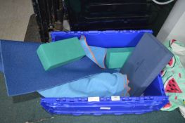*Yoga Mats and Blocks - (Crate not included)