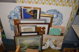 Framed Pictures, Prints, Canvas Wall Art, etc.