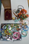 Costume Jewellery Beaded Necklaces, Bracelets, Ban