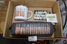 *Cricketers Gift Box: Wash Bag, Mug, and Soap