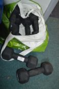 *Four Pairs of York 3kg Dumbbells