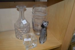 Glass Vases etc.