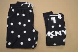 *DKNY 2pc Black Lounge Set Size: L