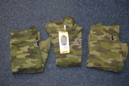 3x Champion Child's Camouflage Hoodie Size: S 7-8