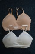 *DKNY Seamless Bras (peach) Size: L 2pk