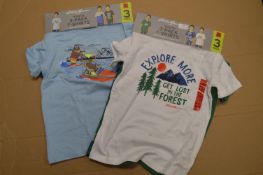 2x Eddie Bauer Child's T-Shirts 3pk Size: M 10-11