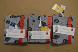 3x Saint Eve Boy's Lounge Set Size: M 7-8 Years