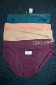 *DKNY Seamless Ribbed Ladies Pants Size: S 4pk