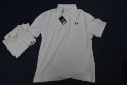 *2x Under Armour Performance Polo Shirts Size: L