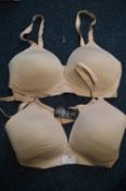 *DKNY Seamless Bras (peach) Size: L 2pk