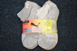 Puma Child's Low Cut Socks 10prs Size: 12-1.5