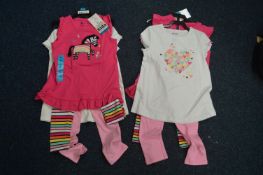 2x Kids Headquarters 4pc Shirt & Trousers Set Size