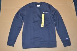 *Champion Navy Blue Sweatshirt Size: S