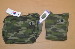 2x Champion Child's Camouflage Hoodie Size: XS 5-6
