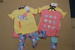 2x Kids Headquarters 4pc Shirt & Trousers Set Size