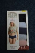 *GreenTreat Supersoft Ladies Briefs Size: S 5pk