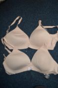 *DKNY Seamless Bras (peach) Size: M 2pk