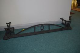 Black Painted Fireside Fender