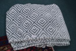 *Grey Plush Throw