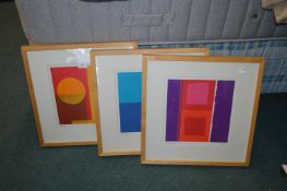 Three Abstract Prints
