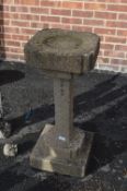 Concrete Birdbath