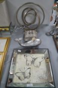 Butterfly Mirror Framed Print, plus Decorative Wha