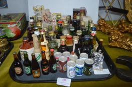 Vintage Miniature Alcohol, plus Beer Cans