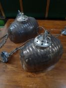 * 2 x pendant light fittings