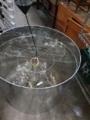 *2 x very large chandeliers with shades 800w