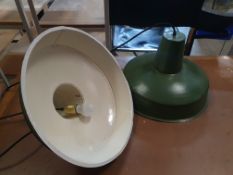 * 2 x desirable coolicon industrial light fitting 480 diameter