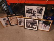 * Selection of prints from a pharmacy