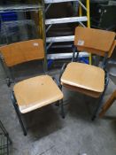 * 3 x ply wood chairs
