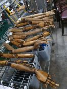 * selection of mannequin poseable arms