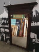 * large heavy ornate mirror with carved detail - 900w x 1650d