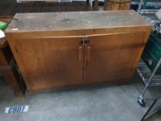 * beech school cupboard 1200w x 400d x 750h