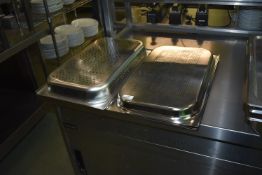 *Five Stainless Perforated Gastronorm Trays