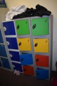 *1x4 Blue & Grey Lockers