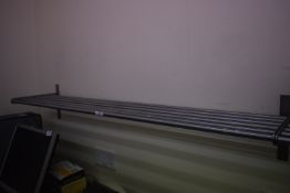 *120cm Tubular Stainless Steel Wall Shelf